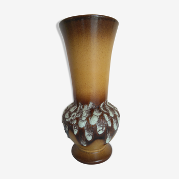 Baudin's vintage raise flaming sandbar vase