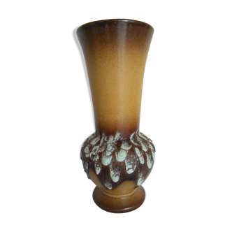 Baudin's vintage raise flaming sandbar vase