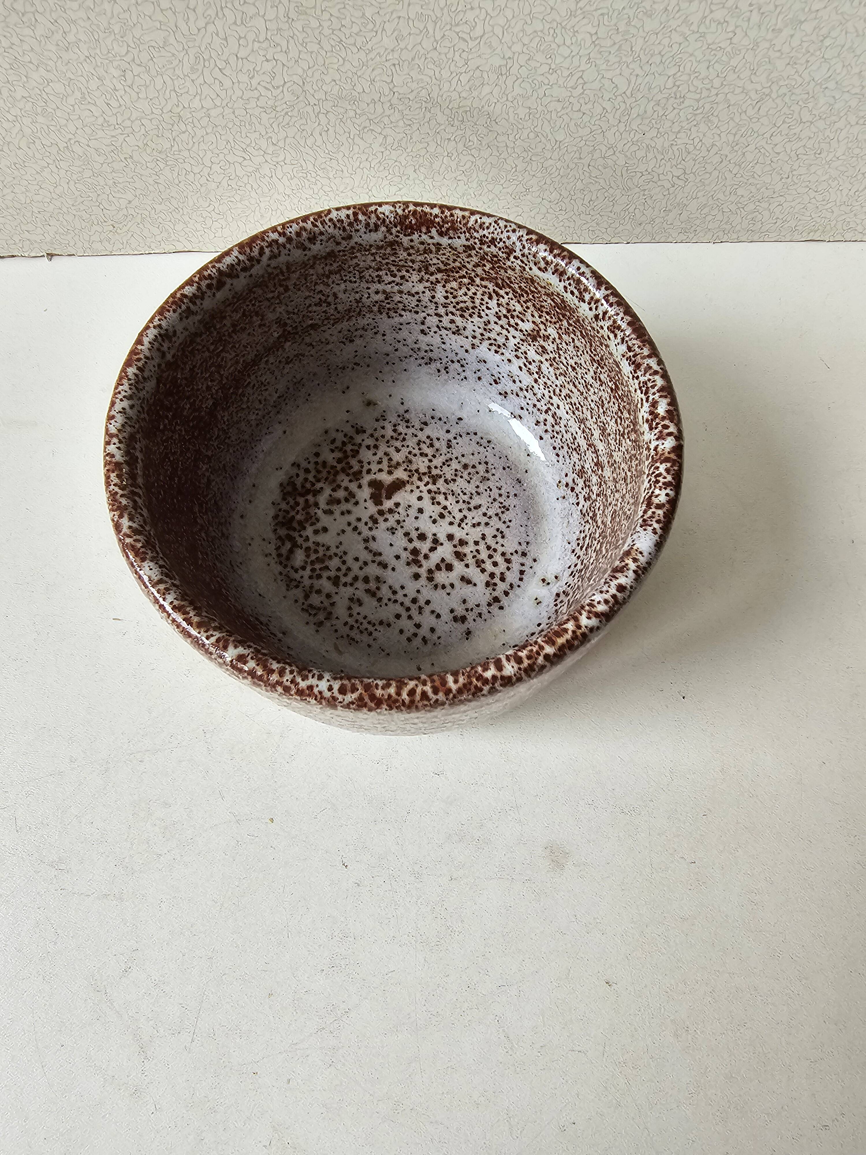 Bowl - ceramic pot signed Accolay
