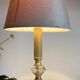 LAMPE Cristal et Métal Doré et VINTAGE