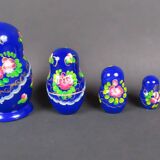 Matryoshka (USSR) in lacquered painted birch