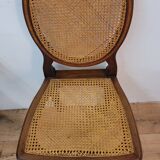 5 Louis XVI style medallion chairs