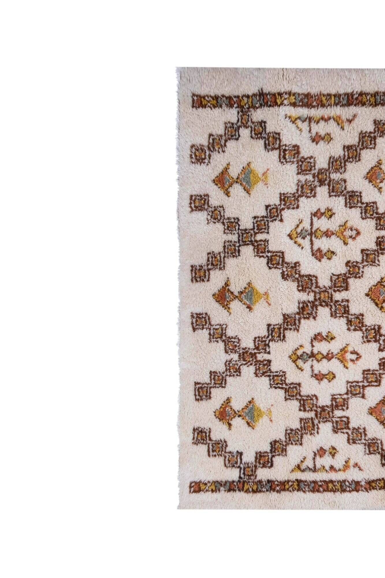 Vintage Turkish rug handmade 168x237 cm