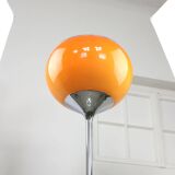 Space Age Orange Flash Floor Lamp from Guzzini, 70s