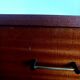 Commode pieds compas 1950 mid-century vintage