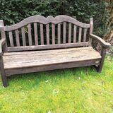 Wooden garden bench Ateliers Georges Mahot