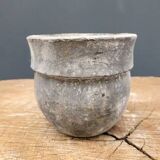 Cast iron flower pot grey planter