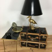 Lot de deux valises, années 50