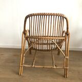 Rattan armchair