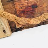 Old wooden parachute