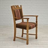 1960s, Danish design, armchair, oak wood, furniture wool.