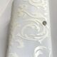 Polished and screen-printed glass sconce by eglo