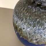 Pottery fat lava multicolor 286-42 vase made by Scheurich, 1970s