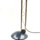 Mid-century green and brass table lamp, Italy 1960s