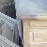 Raw wood sideboard