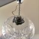 Suspension in pleated glass type Mazzega design 70s
