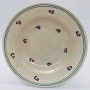 Set of 6 mismatched deep plates.