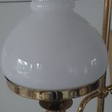 Brass desk globe lamp