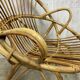 Pair of vintage rattan armchairs