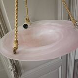 Art Deco glass paste chandelier