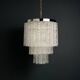 Mid-century Murano glass chandelier attributed to Toni Zuccheri for Venini, Italy, 1960s.