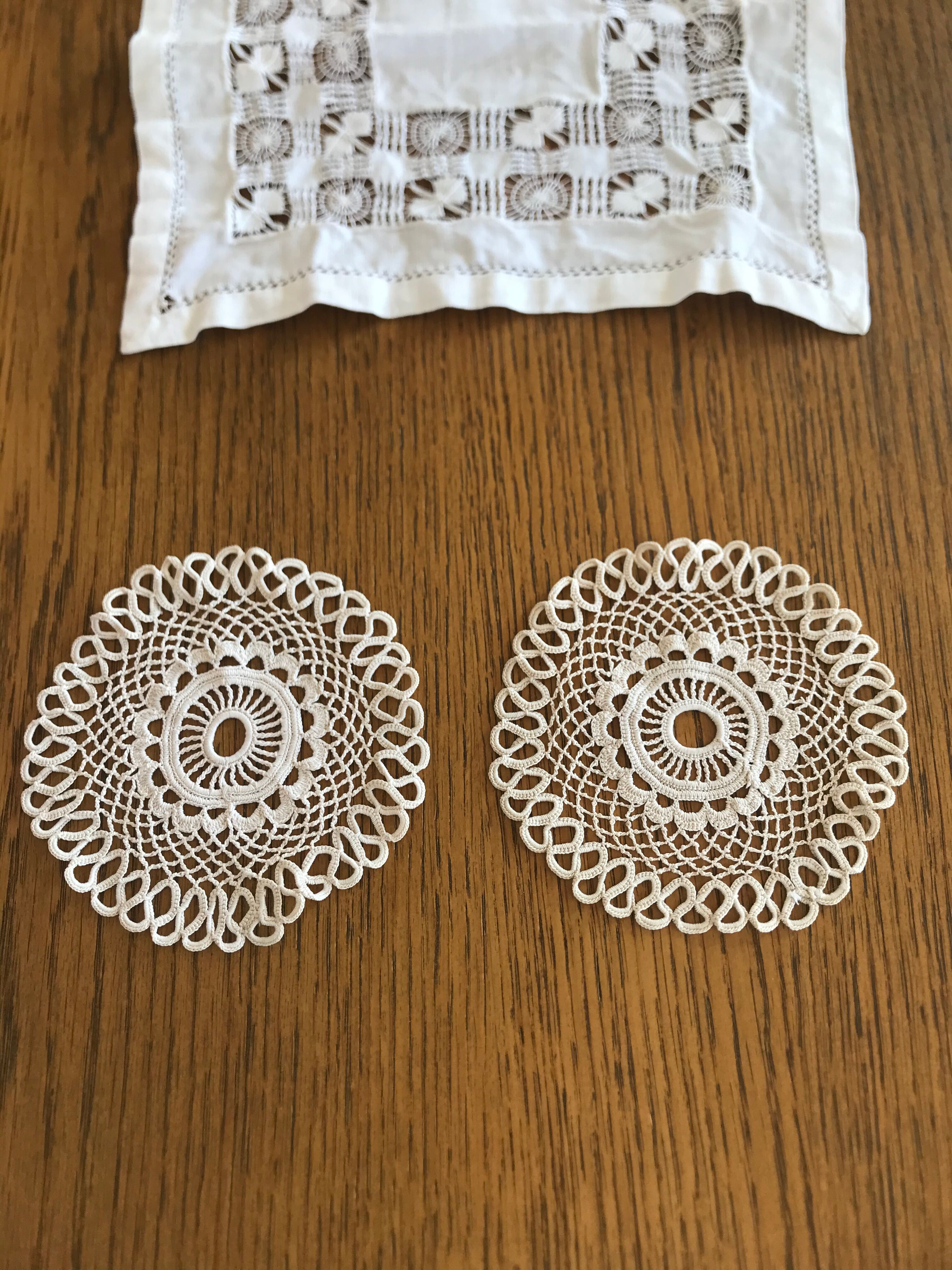 Napperons en dentelle