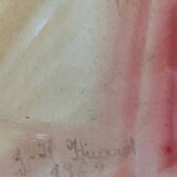 Tableau art abstrait signé