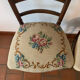 Paires de chaises tissu fleuri aux dames de France