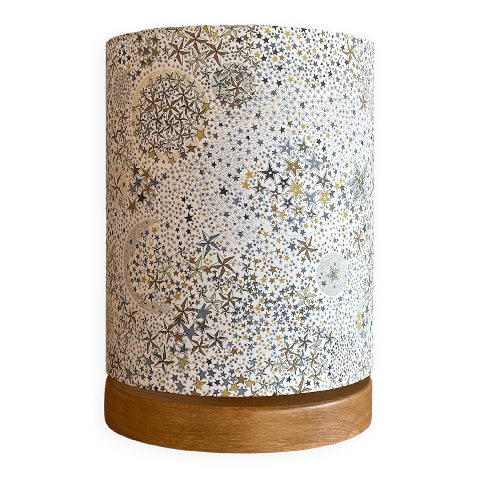 Lamp'angel Stars H30 D20 table lamp - Liberty fabric