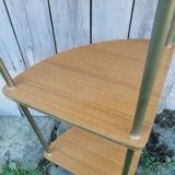 1960s Formica 3-shelf corner shelves
