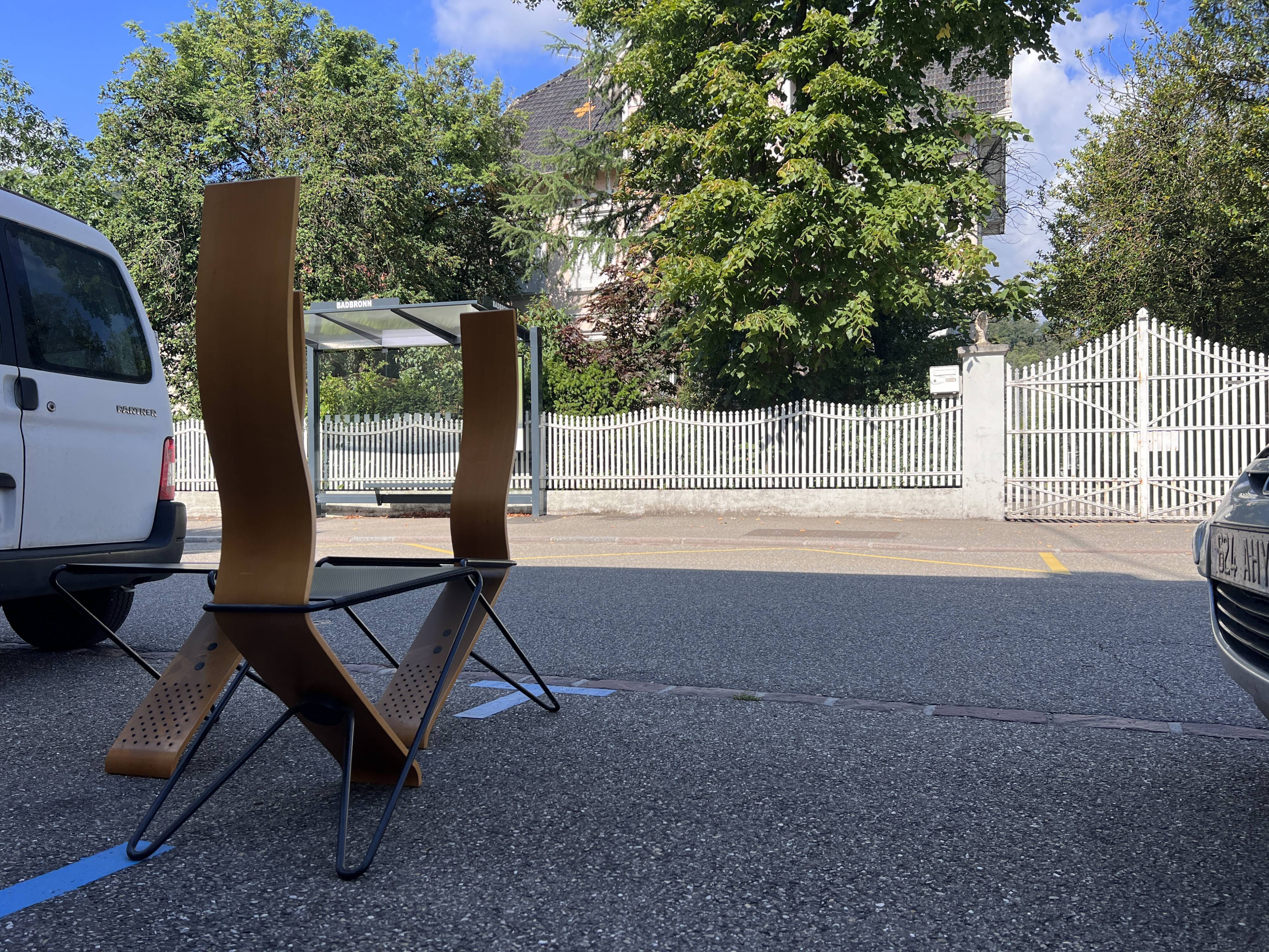 Series of 4 Chairs by Pietro Arosio for Airon 1980