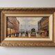 Walter SITA Oil on canvas Paris place de la concorde