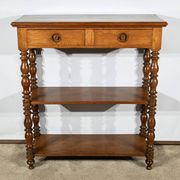 Sideboard at waist height, oak console, Louis Philippe style, 2nd part of the 19th century.