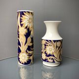 2 Royal Bavarian porcelain vases - KPM - Echt Cobalt