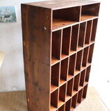 Casier de tri ancien en bois