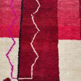 Moroccan handwoven wool rug 3x2 m