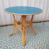 Rattan table 60s