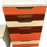 Plastic chest of drawers 1970