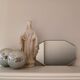 Antique hexagonal mirror