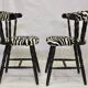 Pair of "Western" chairs, saloon, vintage, 50