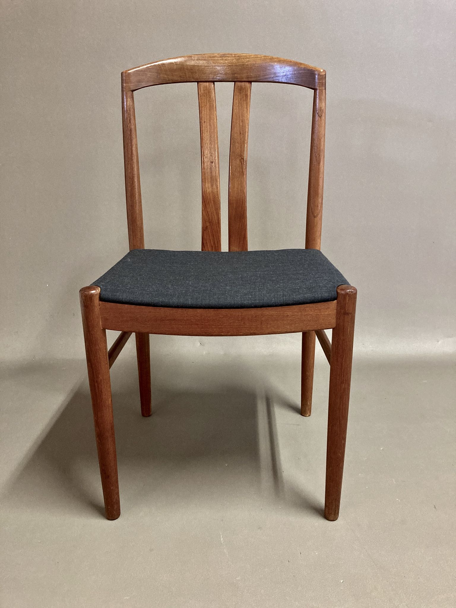 Set of 4 scandinavian chairs teak stamp Johansson Sweden 1950