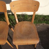 4 50s/60s bistro chairs