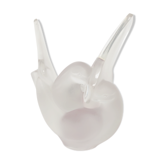 Lalique flower spike vase