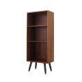 Danish rosewood veneered shelving unit on splayed legs, 1960s