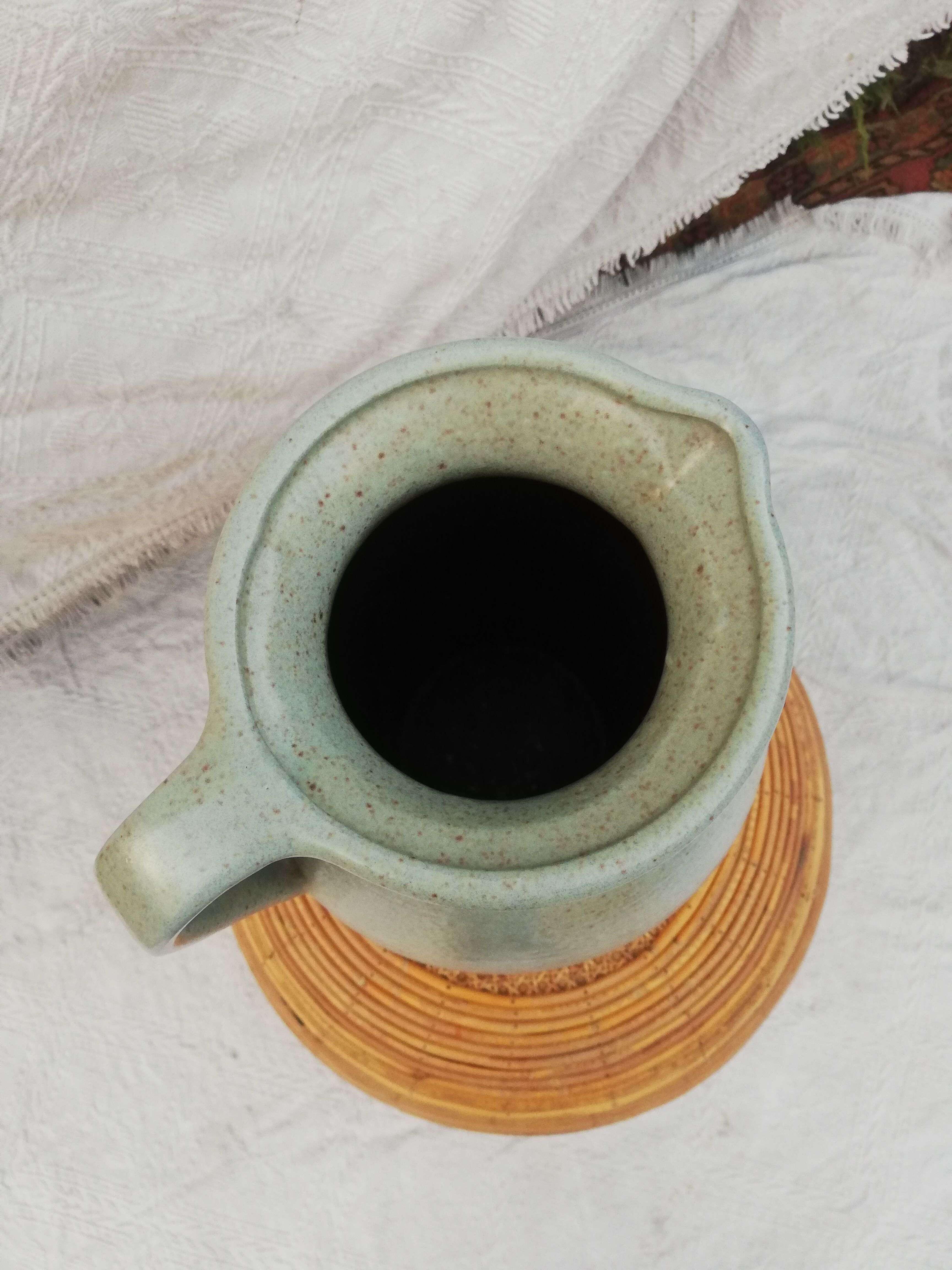 Large Grey Ceramic Vase 1950