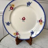 Round dish Digoin Sarreguemines model "Mary-Lou" 30s