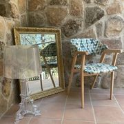 70s style wooden armchair