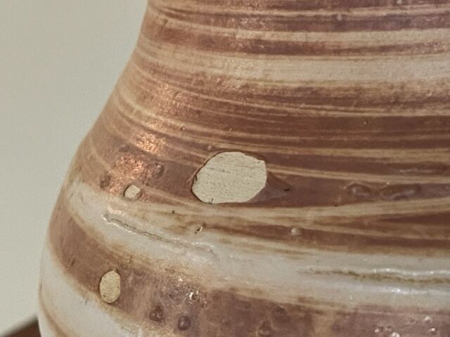 Vase accolay ceramic 1960