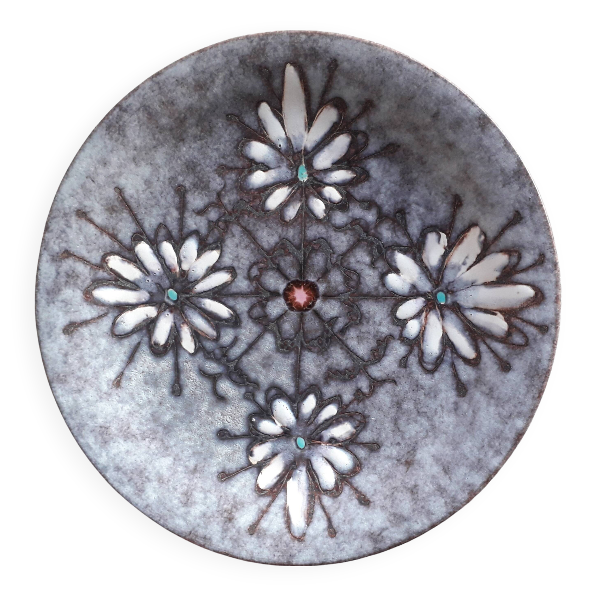 Vintage Vallauris plate signed Marius Musarra