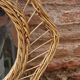 Rattan mirror  48x48cm